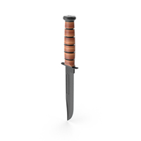 USMC Ka-Bar Standing Knife PNG & PSD Images