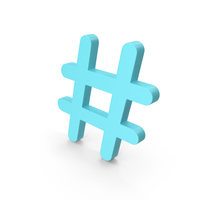 Hashtag Blue PNG & PSD Images