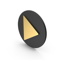 Gold Play Button PNG & PSD Images