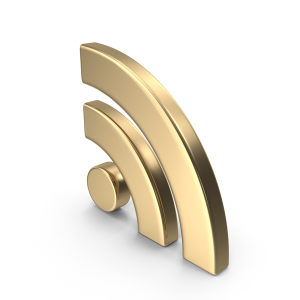 RSS Gold PNG & PSD Images