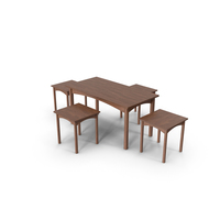 Table & Chair PNG & PSD Images