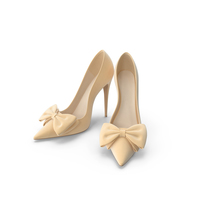 Womens Shoes Light Beige Suede PNG & PSD Images