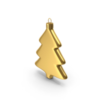 Tree Ornament Gold PNG & PSD Images