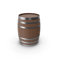 Wooden Barrel Dark PNG & PSD Images