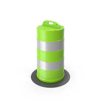 Traffic Drum Green PNG & PSD Images