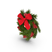 Christmas Wreath With Bells PNG & PSD Images