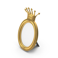 Oval Baroque Picture Frame PNG & PSD Images