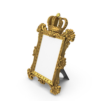 Baroque Crown Photo Frame PNG & PSD Images