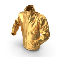 Gold Winter Jacket PNG & PSD Images