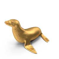 Sea Lion Gold PNG & PSD Images