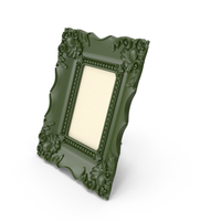 Baroque Green Vintage Photo Frame PNG & PSD Images