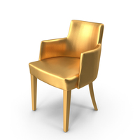 Gold Lounge Chair PNG & PSD Images