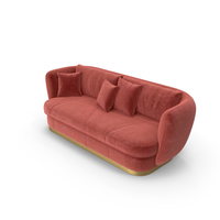 Leo Art Deco Sofa PNG & PSD Images