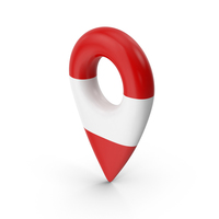 Austria Travel Pin Flag PNG & PSD Images