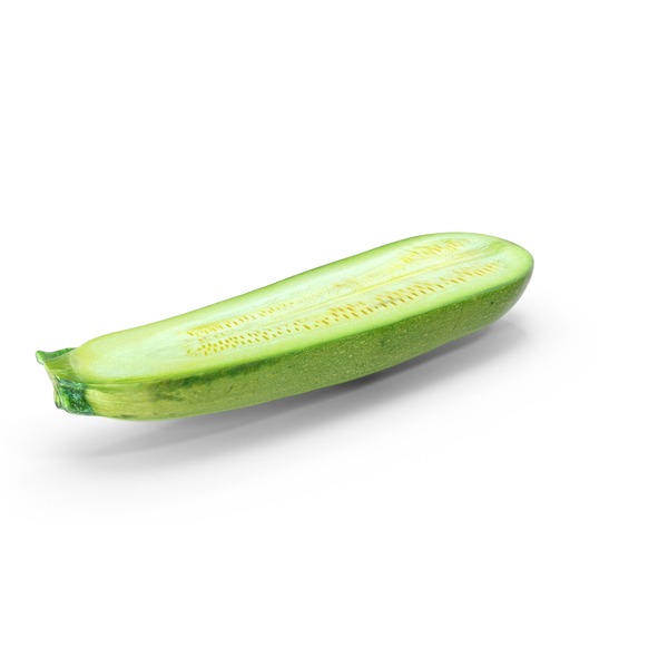 Zucchini Cousa Squash Cut PNG & PSD Images