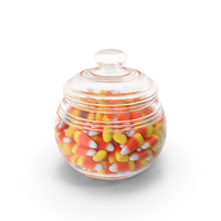 Candy Corn in Jar PNG & PSD Images