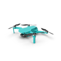 Mavic Mini Cyan PNG & PSD Images
