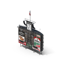 Classic Baseball Scoreboard PNG & PSD Images