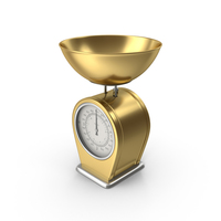 Gold Kitchen Scale PNG & PSD Images