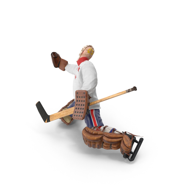 Ice Hockey Goalie Missing Pose PNG & PSD Images