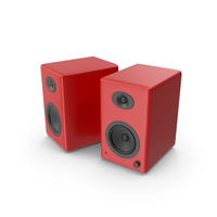 Red Speakers PNG & PSD Images