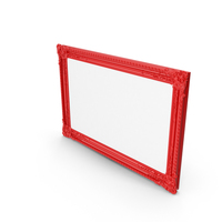 Red Baroque Picture Frame PNG & PSD Images