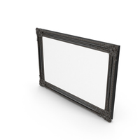 Black Baroque Picture Frame PNG & PSD Images