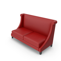 Leather Club Sofa PNG & PSD Images
