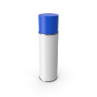 Blue Spray Paint Can PNG & PSD Images