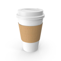 White Paper Cup with Cover PNG & PSD Images