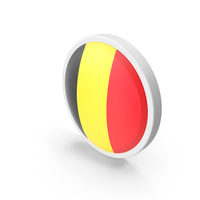 Belgium Flag Button PNG & PSD Images