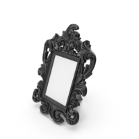 Black Baroque Photo Frame PNG & PSD Images