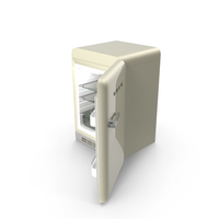 Open Refrigerator Beige PNG & PSD Images