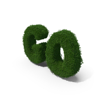 Boxwood GO Text PNG & PSD Images