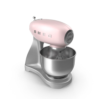 Smeg Stand Mixer Pink PNG & PSD Images