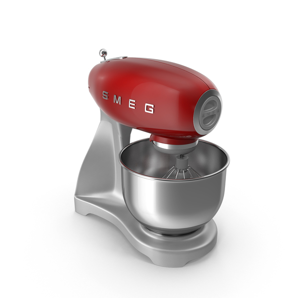 Smeg Stand Mixer Red PNG & PSD Images