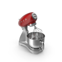 Red Smeg Stand Mixer PNG & PSD Images