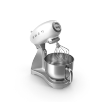 White Smeg Stand Mixer PNG & PSD Images