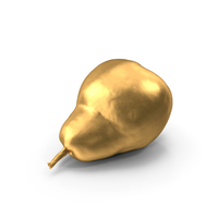 Gold William Pear PNG & PSD Images