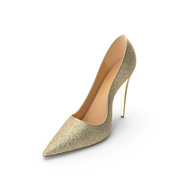 Women's Gold Shoes PNG & PSD Images