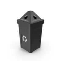 Black Recycling Bin PNG & PSD Images