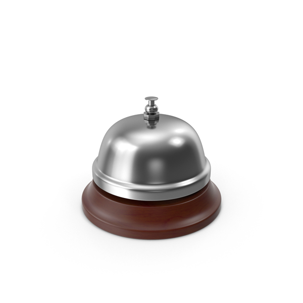 Silver Service Bell PNG & PSD Images