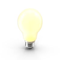 Incandescent Matte Bulb On PNG & PSD Images
