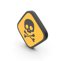 Skull Danger Sign PNG & PSD Images