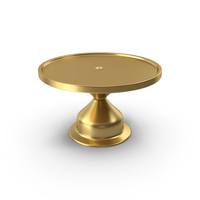 Gold Cake Stand PNG & PSD Images