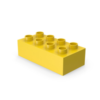 Yellow 2x4 Lego PNG & PSD Images