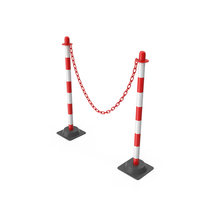 Post Chain Barrier PNG & PSD Images