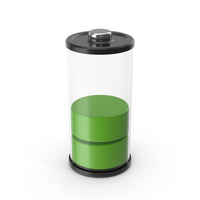 Battery Icon Green 50% PNG & PSD Images