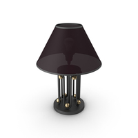 Table Lamp with Gold Ball PNG & PSD Images