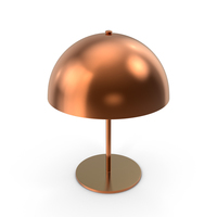 Copper Table Lamp PNG & PSD Images